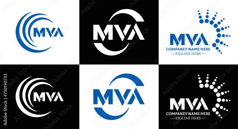 MVA logo. MVA set , M V A design. White MVA letter. MVA, M V A letter logo design. Initial letter MVA letter logo set, linked circle uppercase monogram logo. M V A letter logo vector design.
MVA logo. MVA set , M V A design. White MVA letter. MVA, M V A letter logo design. Initial letter MVA letter logo set, linked circle uppercase monogram logo. M V A letter logo vector design.