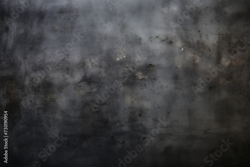 Grunge black wall background with stains and scratches