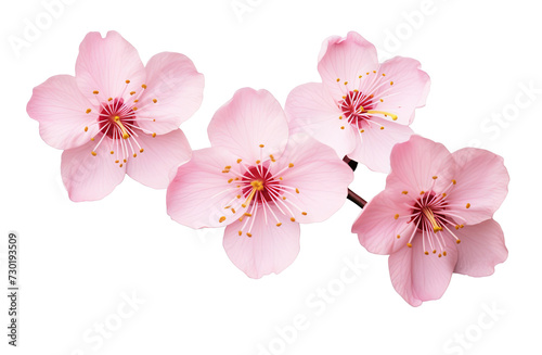 Cherry Blossom flower isolated on transparent background