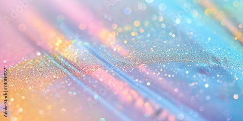abstract background of pink and blue fabric with bokeh effect