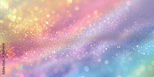 abstract background of pink and blue fabric with bokeh effect