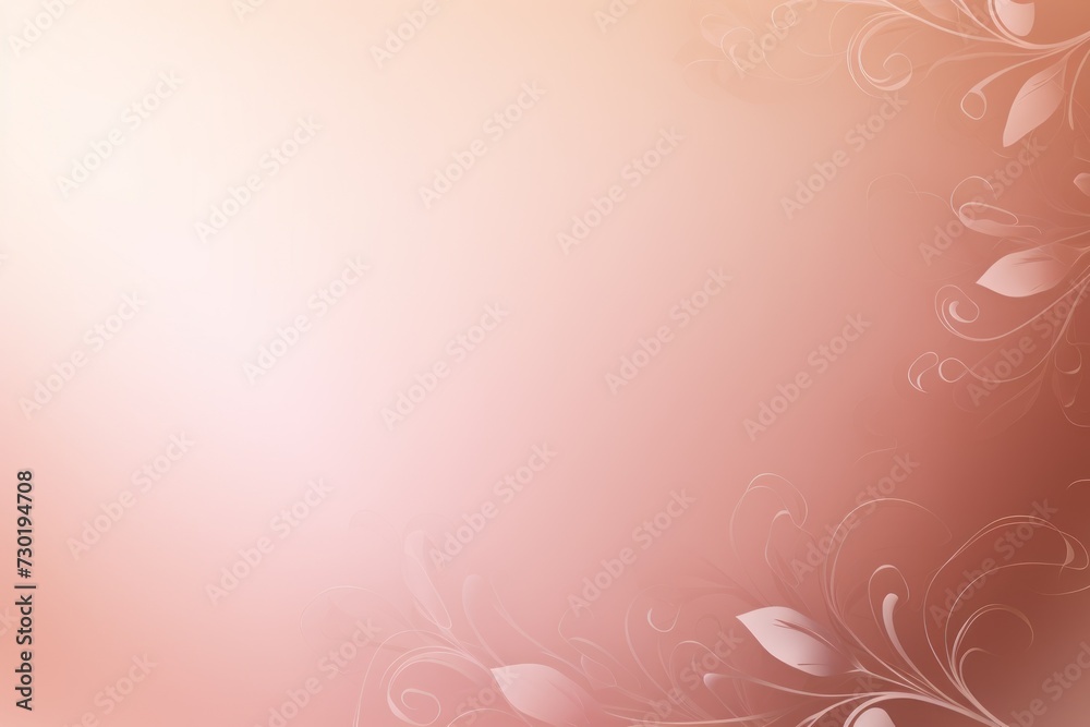 rosybrown soft pastel gradient modern background with a thin barely noticeable floral ornament