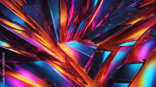 Unleash the elegance of prismatic tones in this ultra-realistic abstract background. Kodak 400-inspired hues meet box bright lightning to form a cinematic spectacle that adds a touch of sophistication