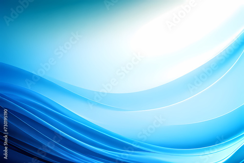 Shiny blue wave lines, light lines and technology background, energy and digital concept for technology business template. Vector illustration.