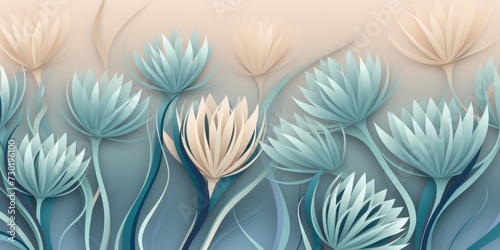 sandybrown, aquamarine, thistle gradient soft pastel dot pattern photo