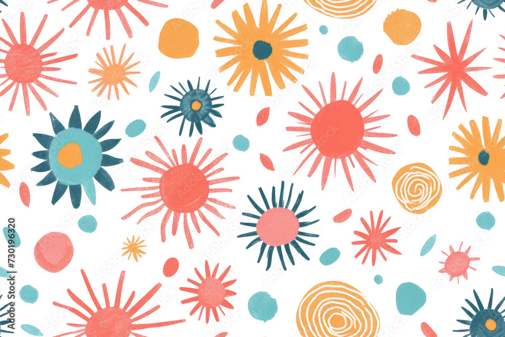 Spring Pastel Floral Seamless Pattern Spring Pastel Floral Seamless Pattern