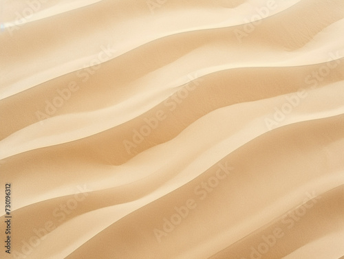 Sea yellow sand, sand beach, beautiful abstract texture for background, for design, top view, Smooth Sandy Waves Pattern, Abstract Desert Background, Warm Neutral Tones with Copy Space, AI Generation