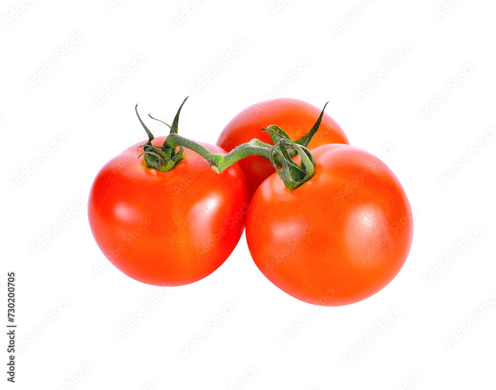 Fresh tomato on  transparent png