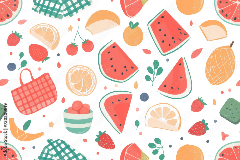 Spring Pastel Seamless Pattern for Design Use Spring Pastel Seamless Pattern for Design Use