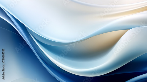 Vibrant blue abstract with light, bronze tones, and dynamic curves, perfect for modern design.
