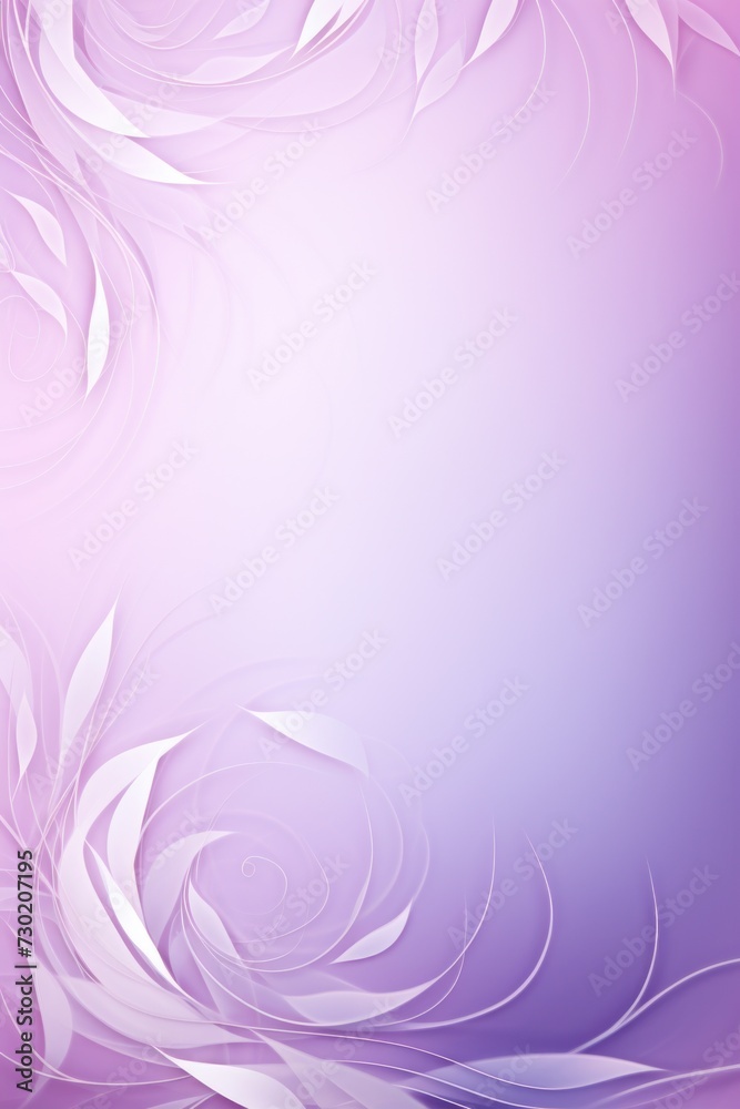 violet soft pastel gradient modern background with a thin barely noticeable floral ornament background