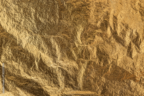 Texture Of Gold Foil Shiny Glitter Background