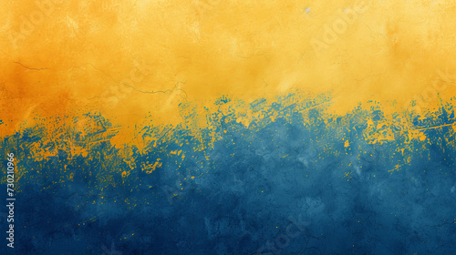 Abstract blue and yellow paper background