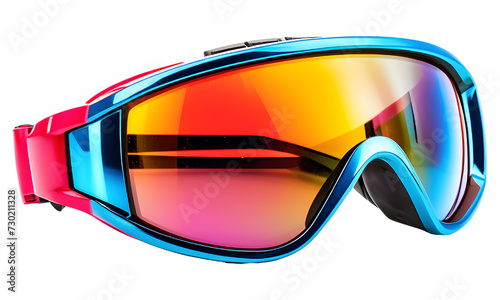 Ski Goggles Isolated on Transparent Background