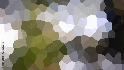 seamless texture. stained glass green gradient background. white  light and dark green color  