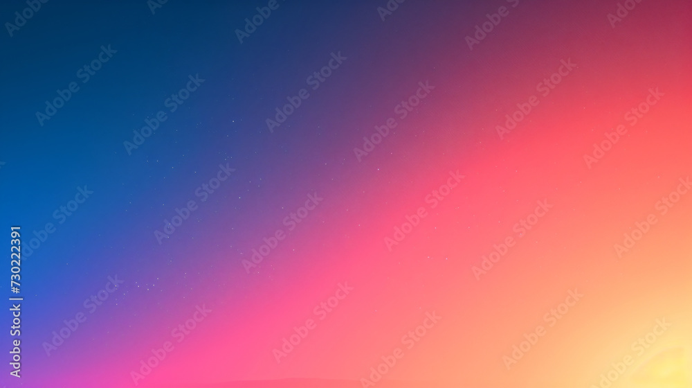 Gradient background from tropical orange to prussian