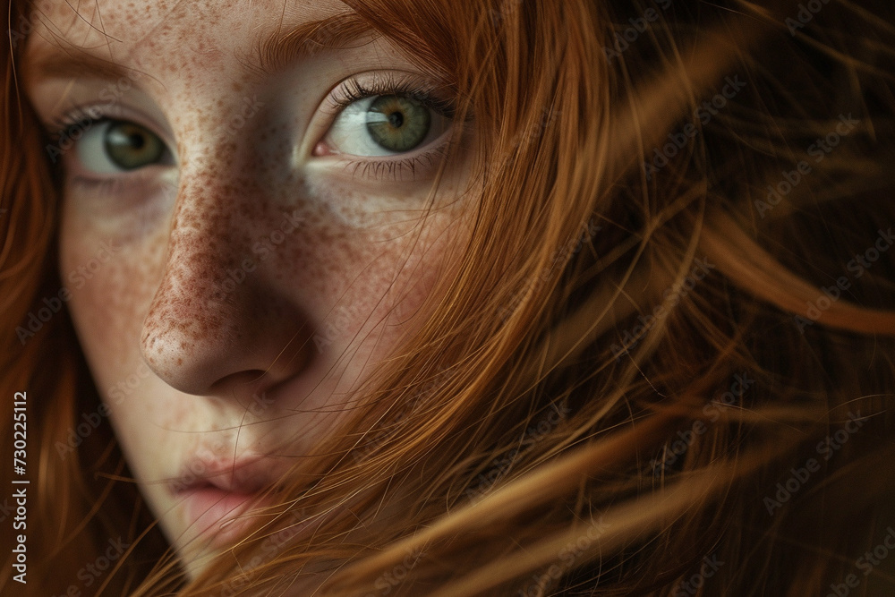 close up portrait of a woman close up portrait of a woman