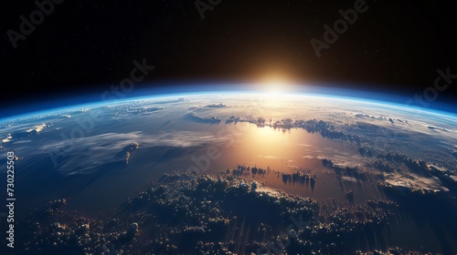 Astronaut's perspective, seeing Earth from space