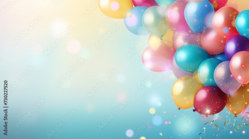 Cheerful and vibrant birthday background for a festive celebration Cheerful and vibrant birthday background for a festive celebration