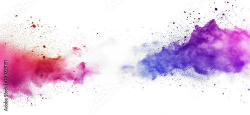abstract powder splatted 