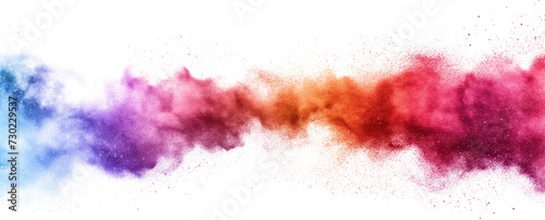 abstract powder splatted 