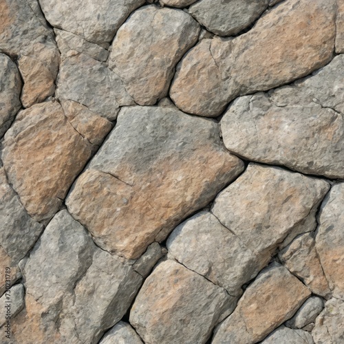 Grey Rock Surface: Natural Texture Illustration for Backgrounds & Design © Louis