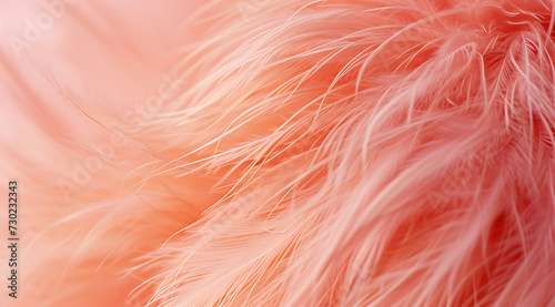 a close up of a pink fur ball in photo