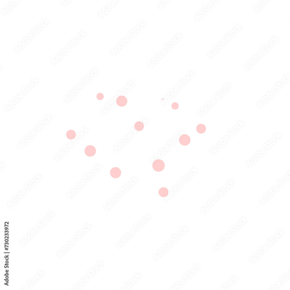 Pink Glitter. Pink Sparkle Confetti. Shiny Glittering Dust For Design