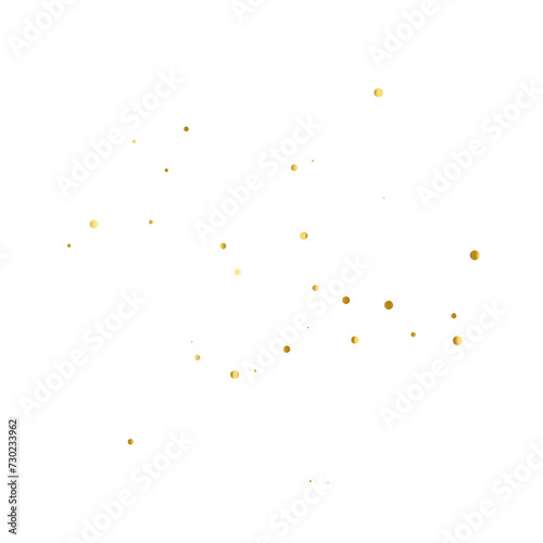 Gold Glitter. Golden Sparkle Confetti. Shiny Glittering Dust For Design