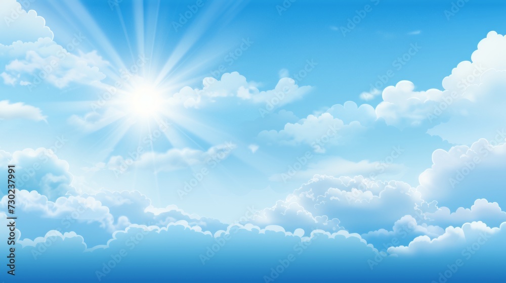 Sky blue design, a tribute to the refreshing beauty of the heavens Sky blue design, a tribute to the refreshing beauty of the heavens