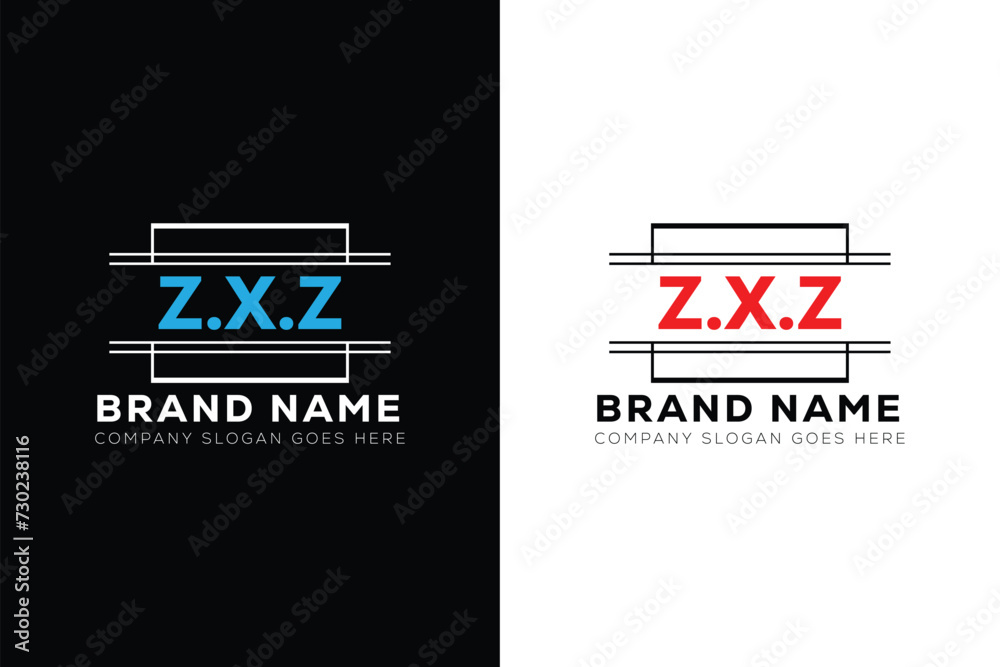 ZXZ letter logo design. ZXZ creative initials monogram letter logo. ZXZ business and real estate logo vector template. ZXZ letter logo design. ZXZ creative initials monogram letter logo. ZXZ business and real estate logo vector template.