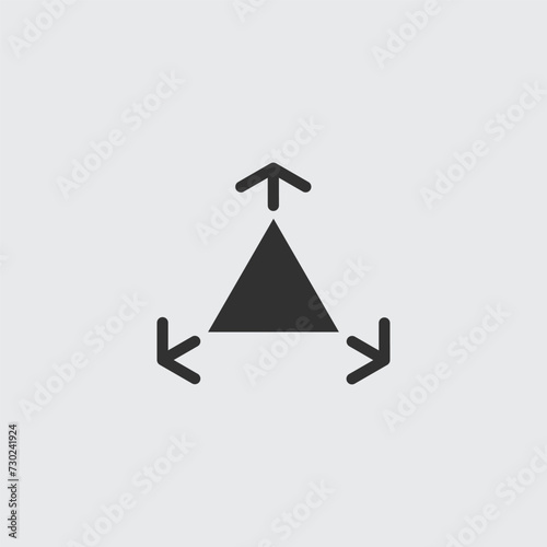 Triangle Triple Arrows out ...