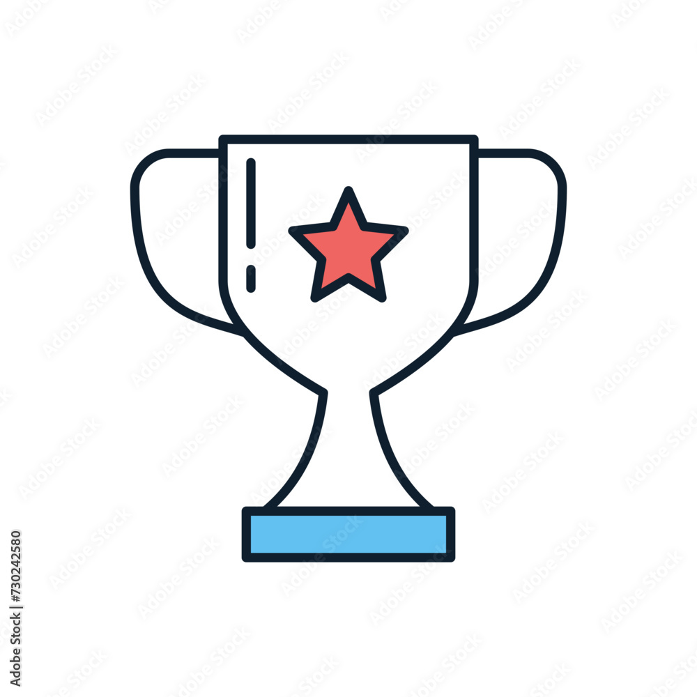 Winner Cup related vector icon. Isolated on white background. Vector illustration Winner Cup related vector icon. Isolated on white background. Vector illustration