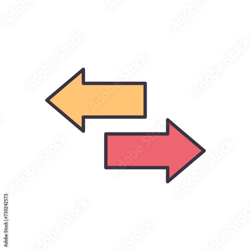 Arows related vector icon. Isolated on white background. Vector illustration Free Download Arows related vector icon. Isolated on white background. Vector illustration - GFXLoad