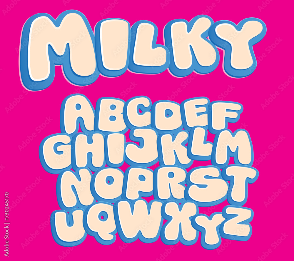 Editable text effect Cartoon, Comic style alphabet. Editable text effect Cartoon, Comic style alphabet.