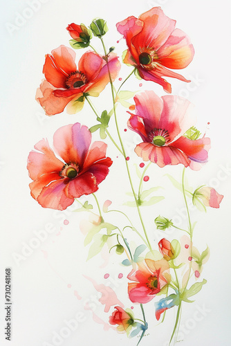 bouquet of poppies