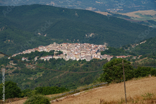 Country landscape near Volturara Appula, Apulia, Italy photo