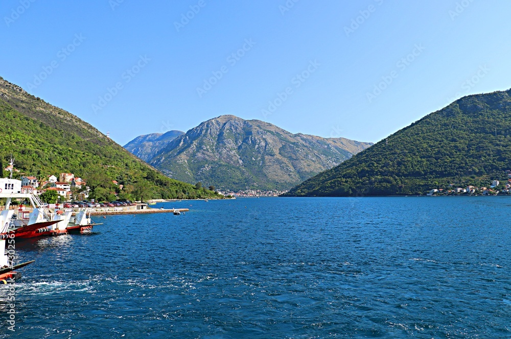 View of Boko-Katorsky Bay and the surrounding mountains