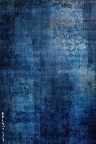 Indigo paterned carpet texture 