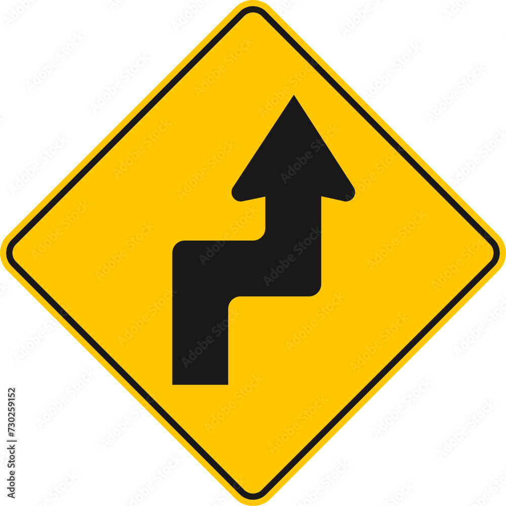 turn reverse, turn ahead, curves and countercurves in the road, Traffic Sign , Vector, symbol, transport icon, turn reverse, turn ahead, curves and countercurves in the road, Traffic Sign , Vector, symbol, transport icon,