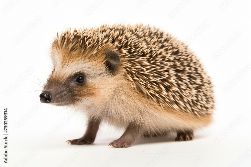 hedgehog  isolated on white background