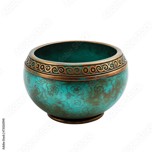 mystical bowl, transparent background.
