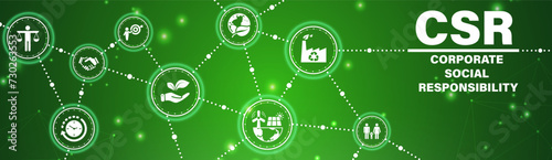 Template design for Sustainability development and Global Green Industries Business concept,  EPS 10 Vector illustration