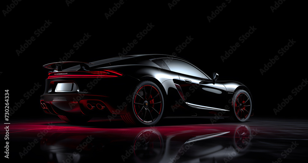 Sports car background racing car background dark sports car background neon car background black sports car background