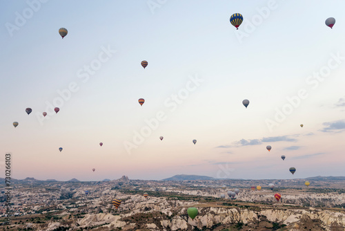Hot air balloons in Cappadocia © Lucia Tieko