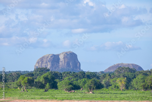 Obraz na płótnie beautiful landscape of sri lanka with mountains