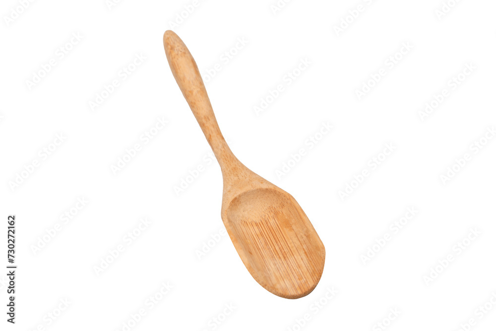 Wooden spatula for spices, tea isolated on a white background. Wooden spatula for spices, tea isolated on a white background.