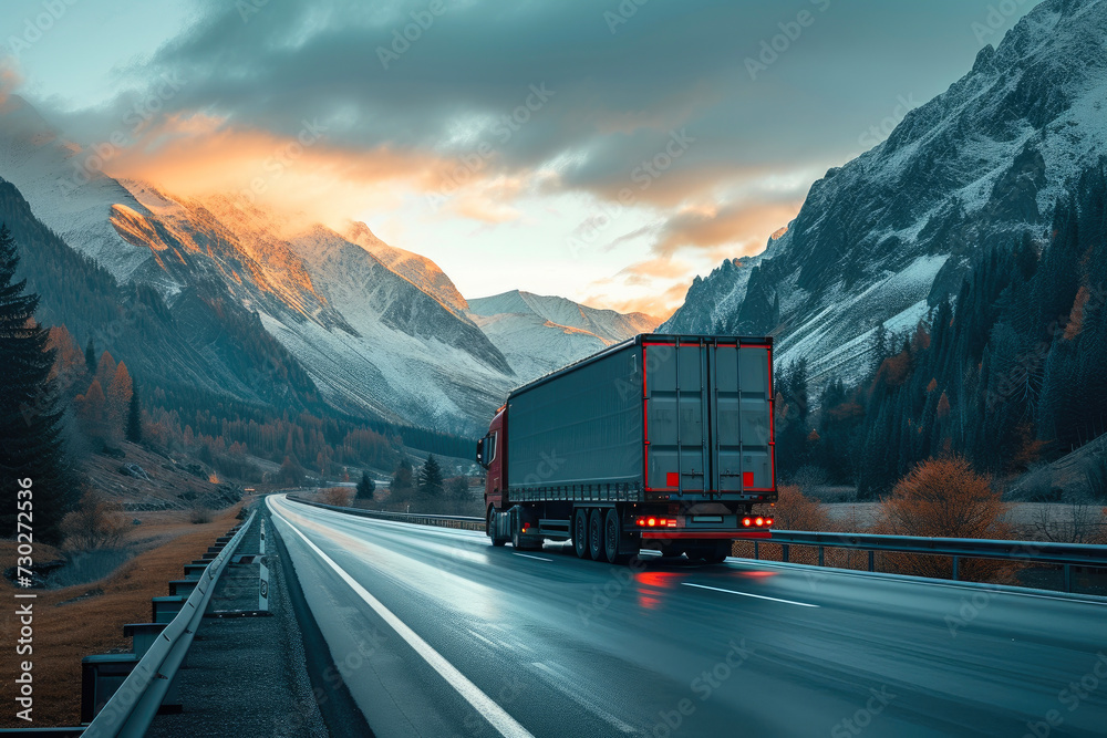 Trucking Through Europe: A Stunning Rear View Adventure