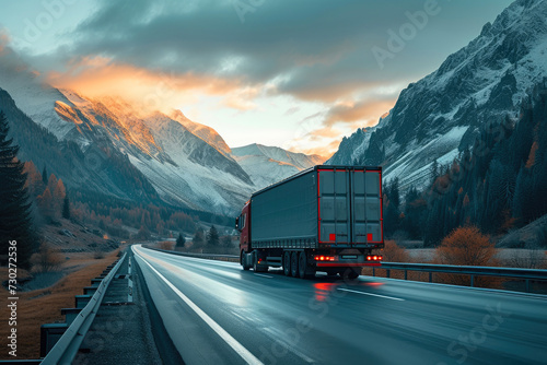 Trucking Through Europe: A Stunning Rear View Adventure
