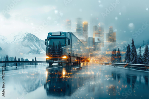 Transcontinental Fusion: European Trucking Elegance